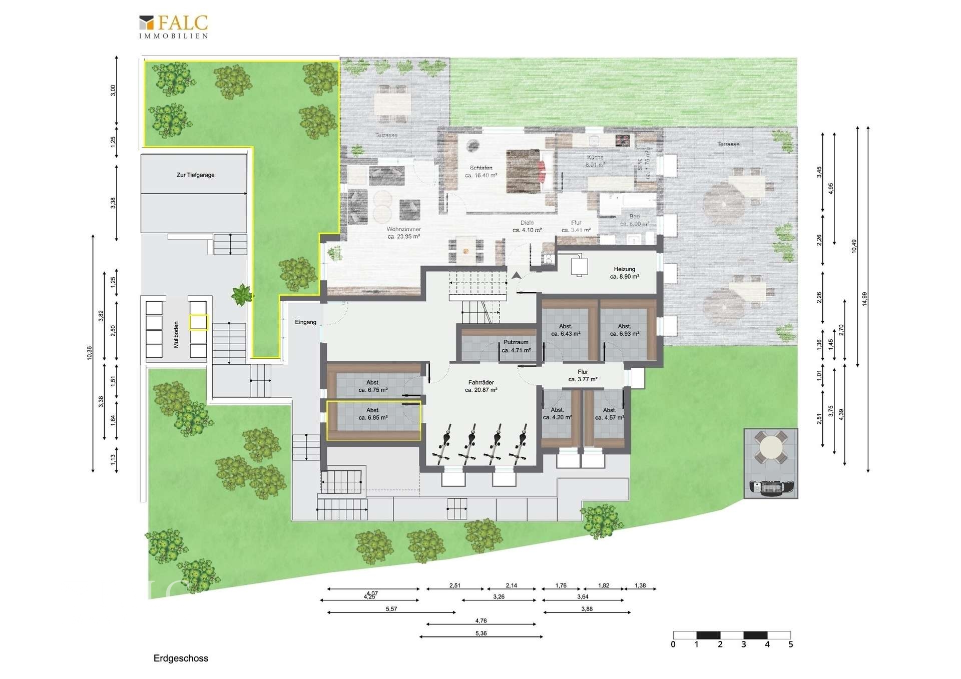 Grundriss Eingang UG-EG
